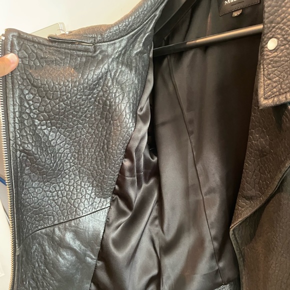 Mackage pebbled leather jacket - Picture 3 of 5